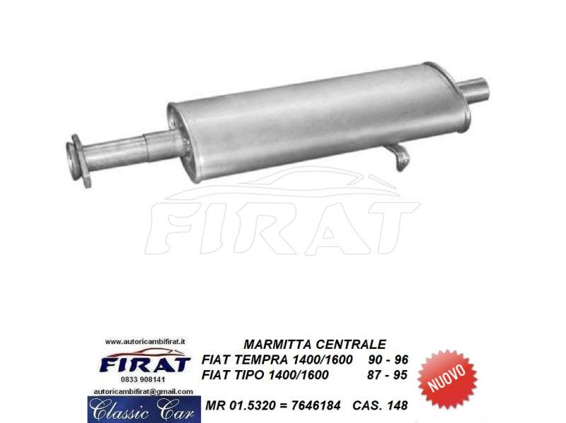 MARMITTA FIAT TEMPRA - TIPO 1.4/1.6 CENTR. (01.5320)